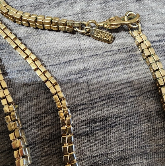 Monet Shimmering Gold Necklace - Picture 8 of 8